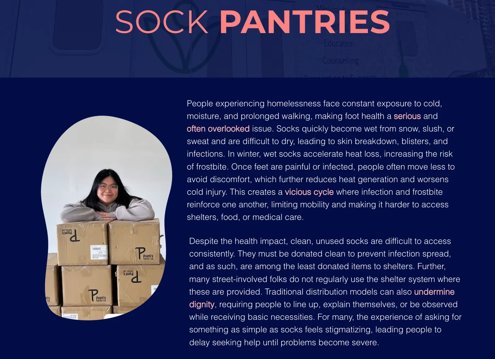 Julia Cai — Sock Pantry Initiative