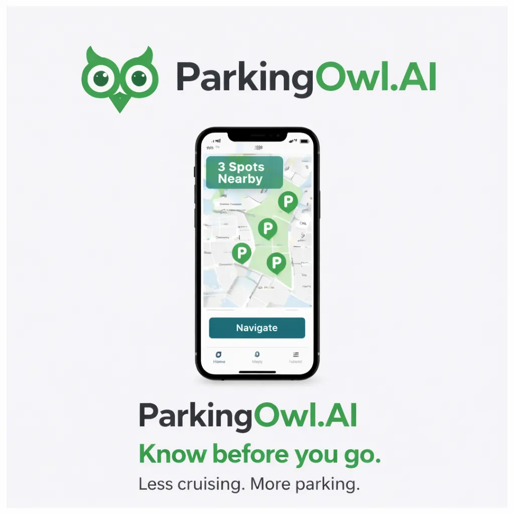 Wujin (Dennis) Gao — ParkingOwl.AI — Know before you go. Less cruising. More parking.