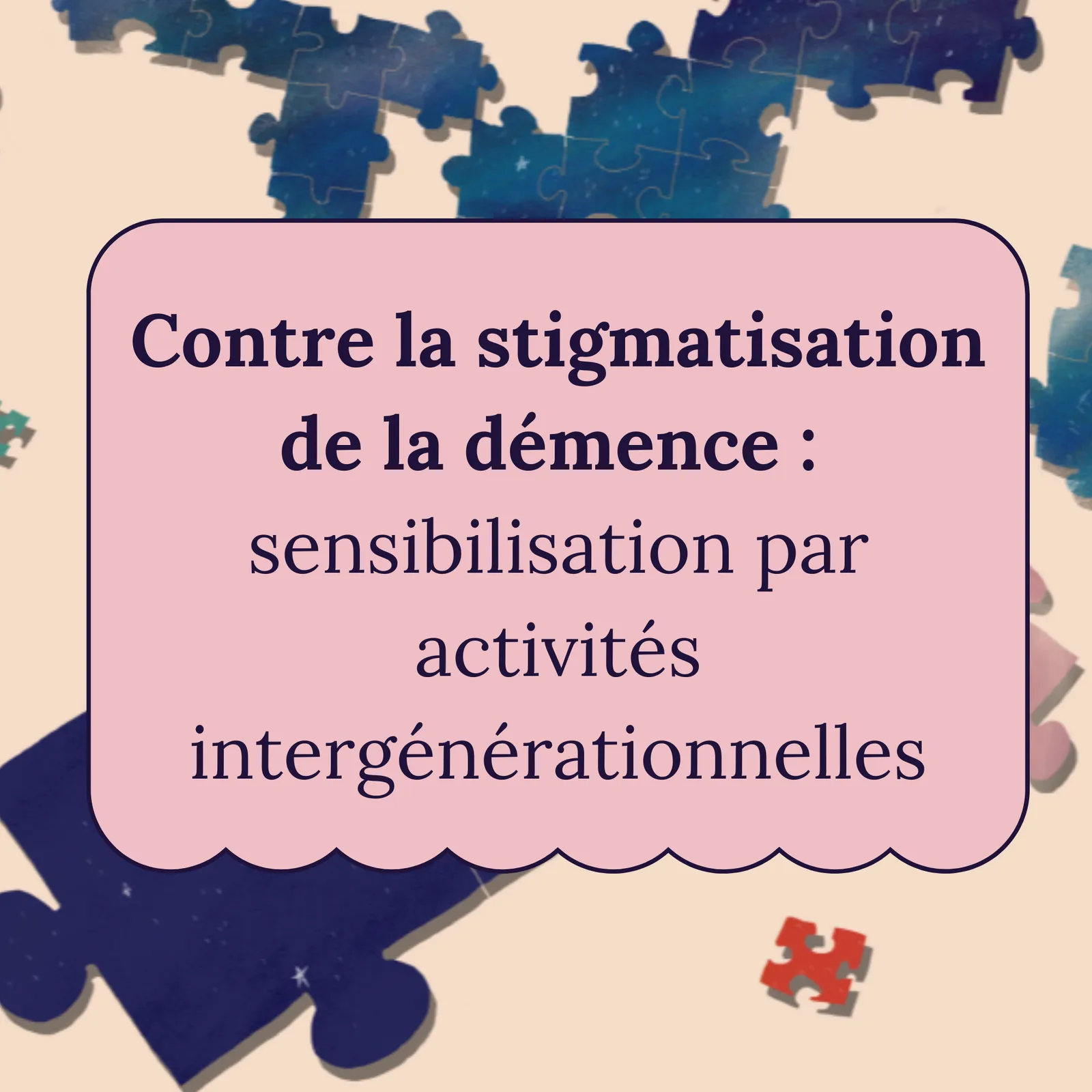 Léa-Mai Simard — Combating the stigma of dementia: raising awareness through intergenerational activities